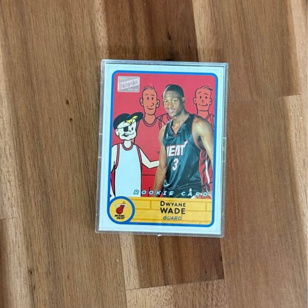 Dwayne Wade Basketball Rookie Card - Rare Bazooka - SWEET